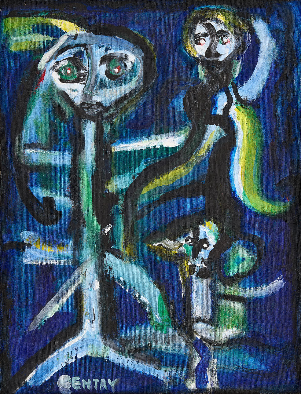 HERBERT GENTRY. “The One Behind”.