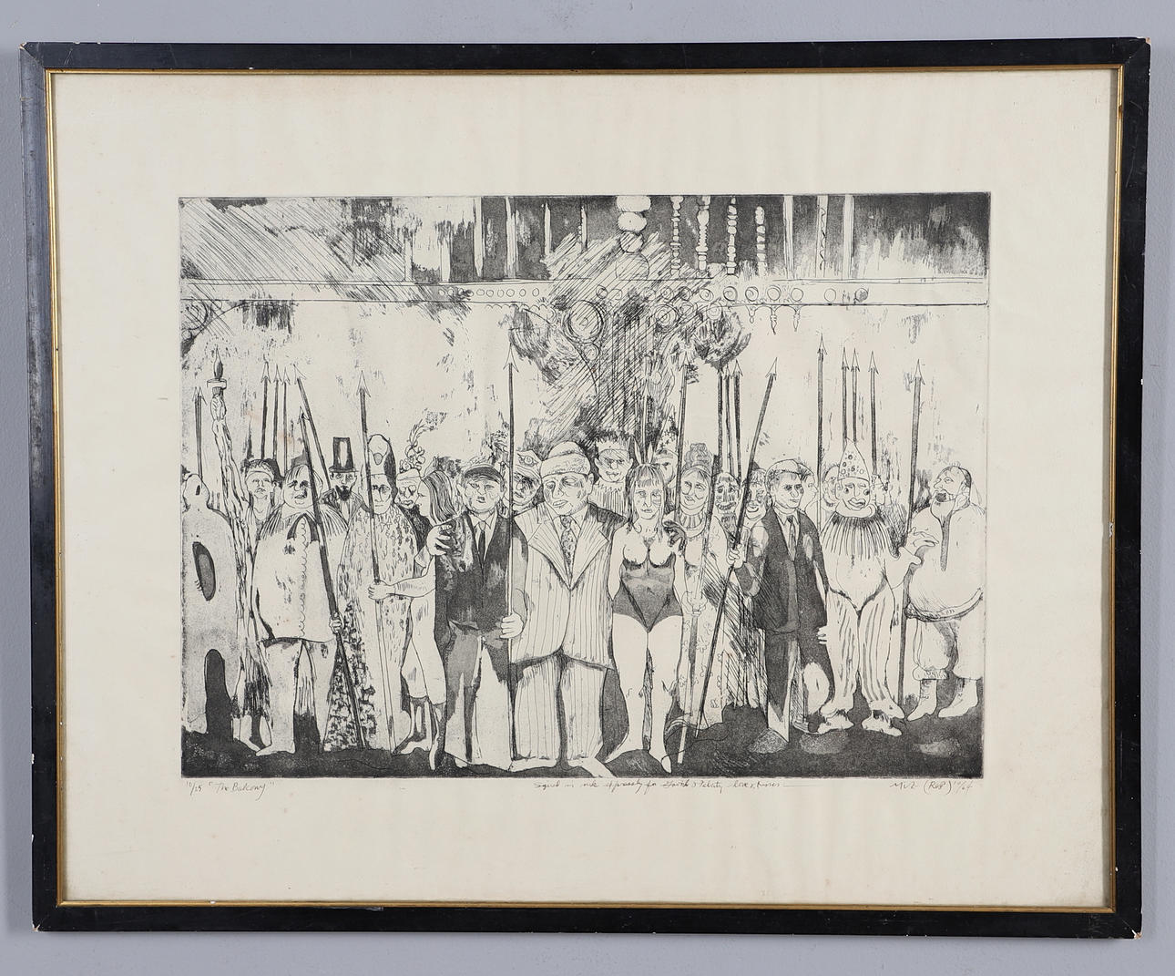 'THE BALCONY' LIMITED EDITION PRINT.