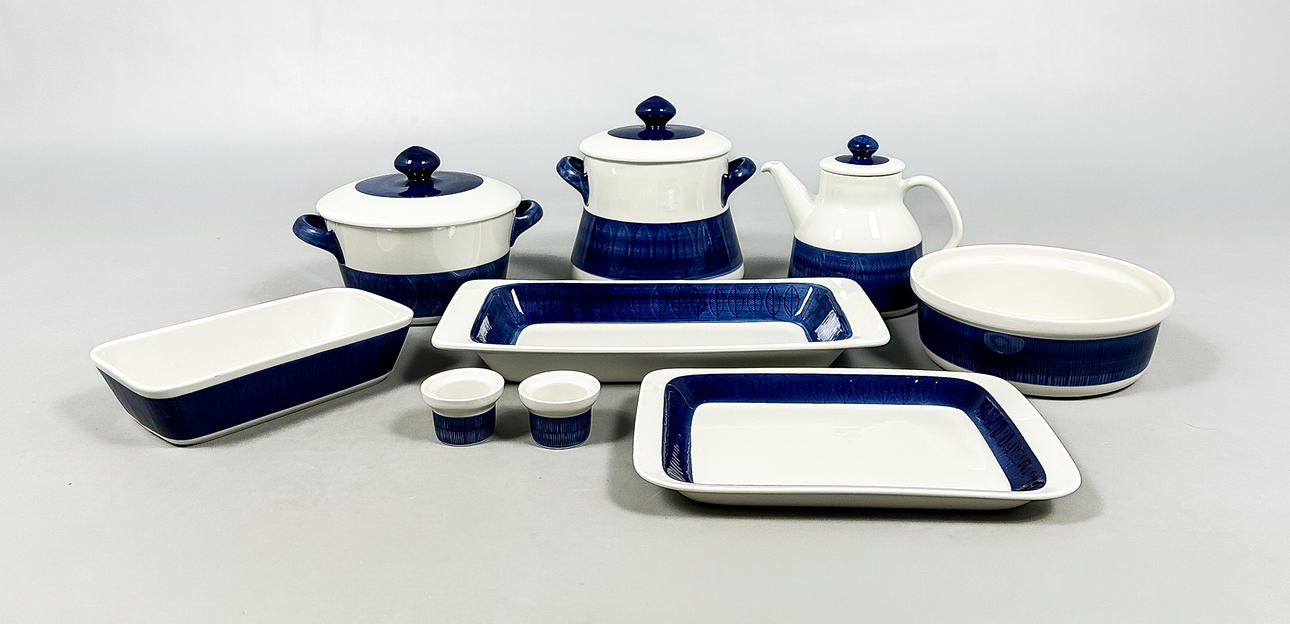 DINNERWARE PARTS, 9 pieces, Koka, Rörstrand.