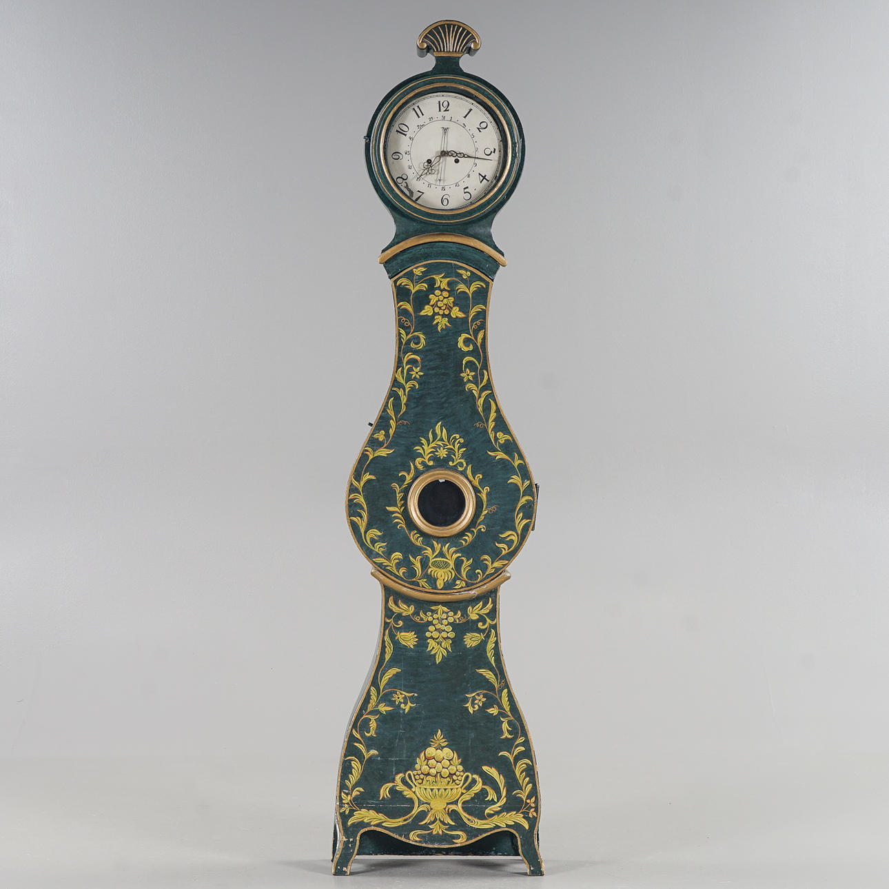 A 19th century Rococo floor clock.