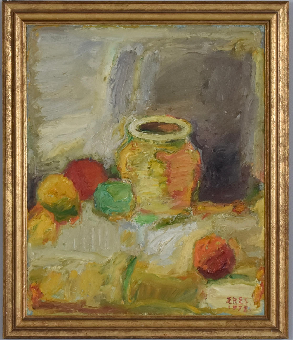 ARNOLD ERES. Oil on canvas.