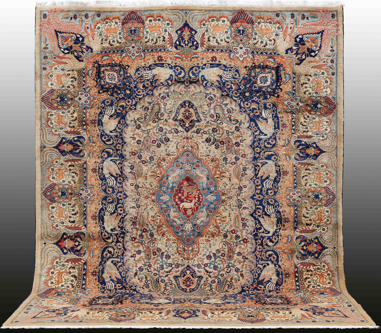 MATTA, persisk, figural kashmar, 400 x 305 cm.