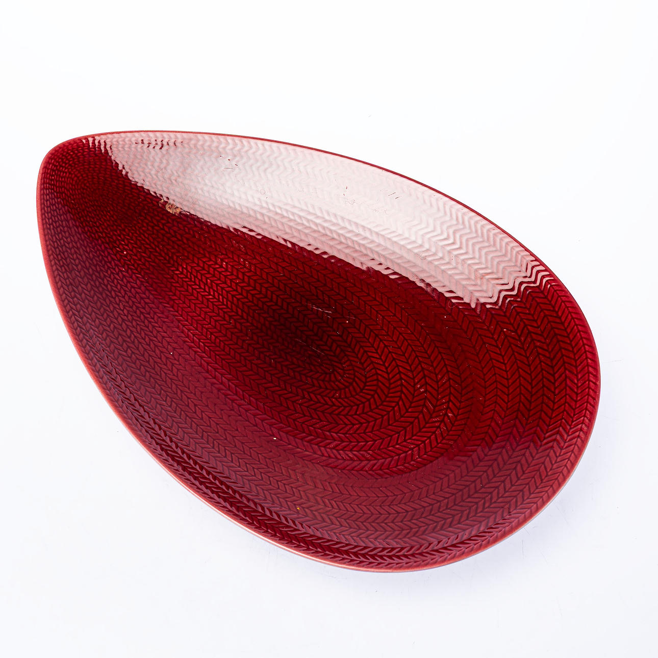 HERTHA BENGTSON. A plate, “Blue fire”, Rörstrand.