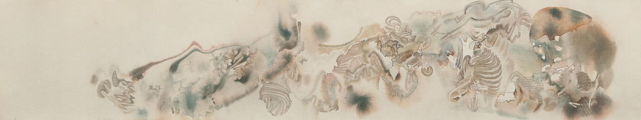 ERIK JEOR. Watercolour, untitled, signed and dated 2009.