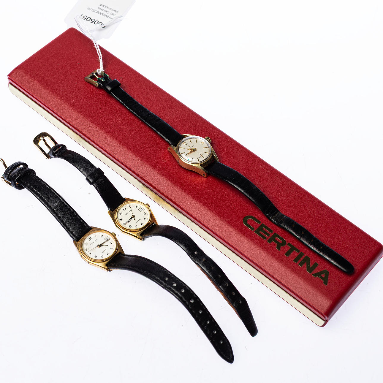 WRISTWATCH, 3pcs Certina, ladies' model.