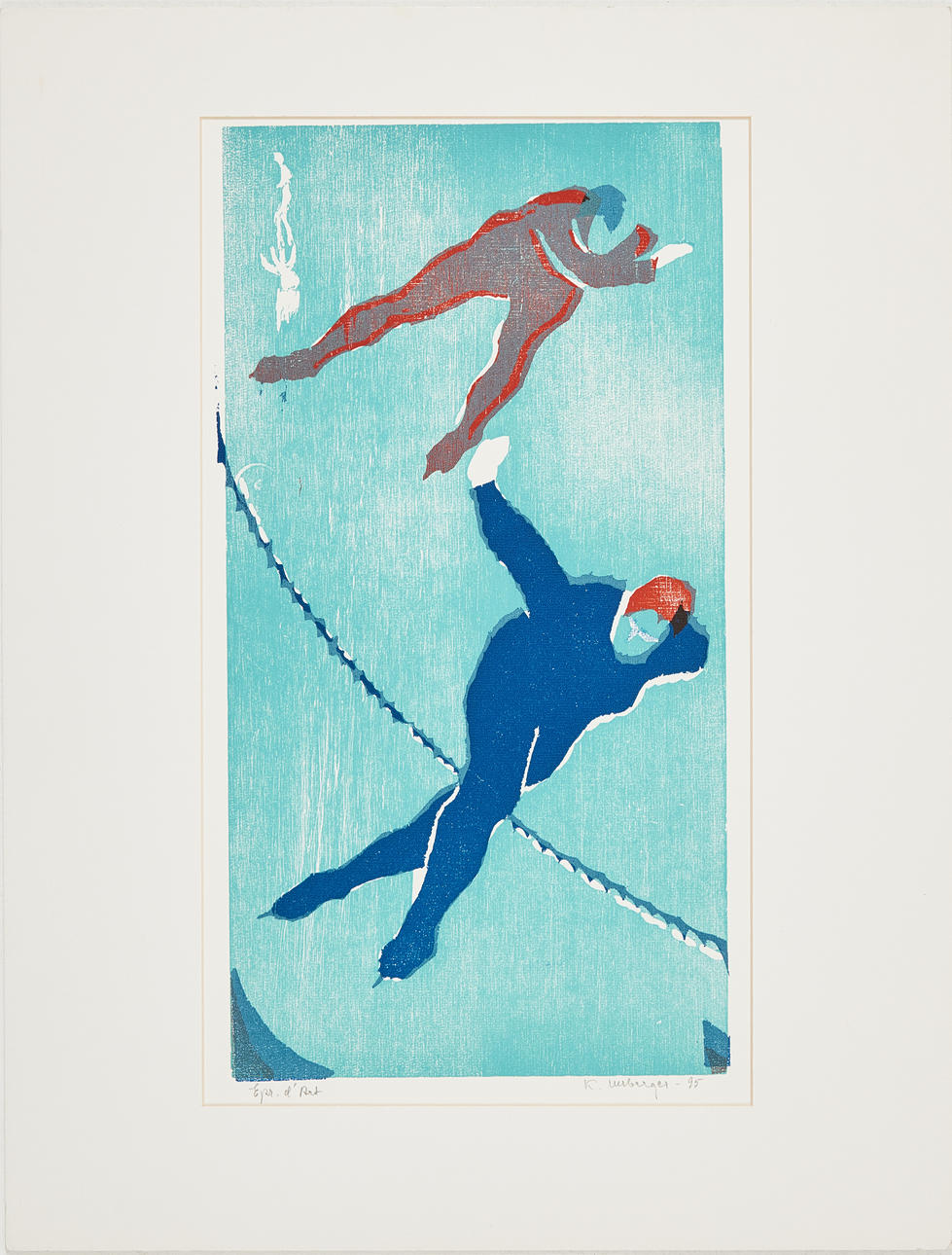 KURT ULLBERGER. Ice skaters.