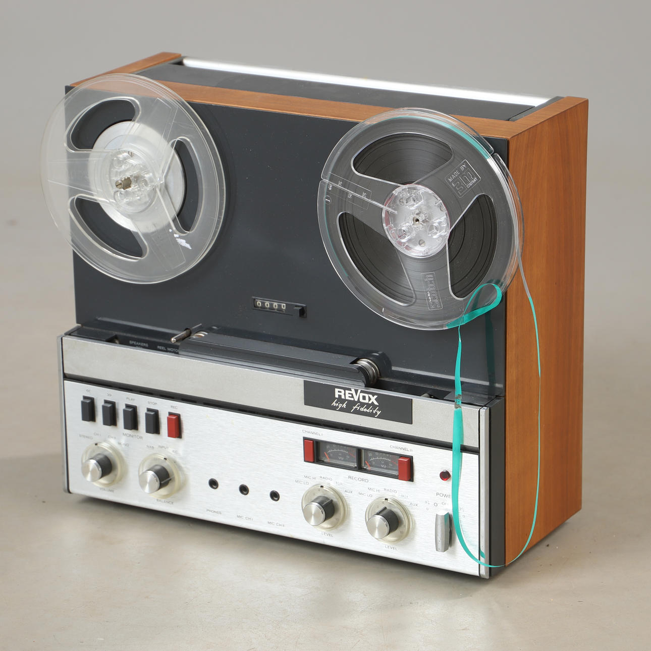 ROLLER TAPE PLAYER, Revox, A77.