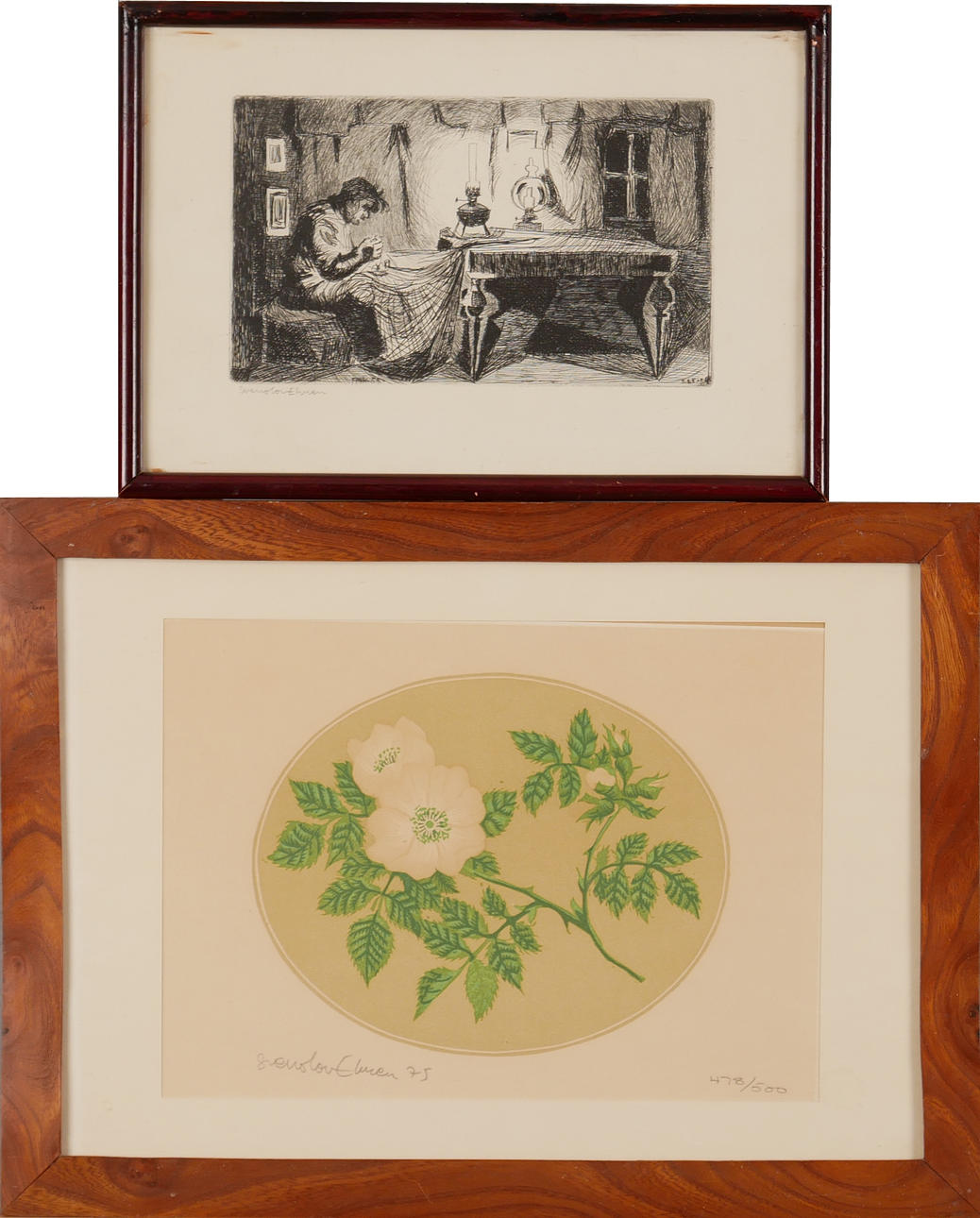 SVENOLOV EHRÉN. Lithography and etching, signed.