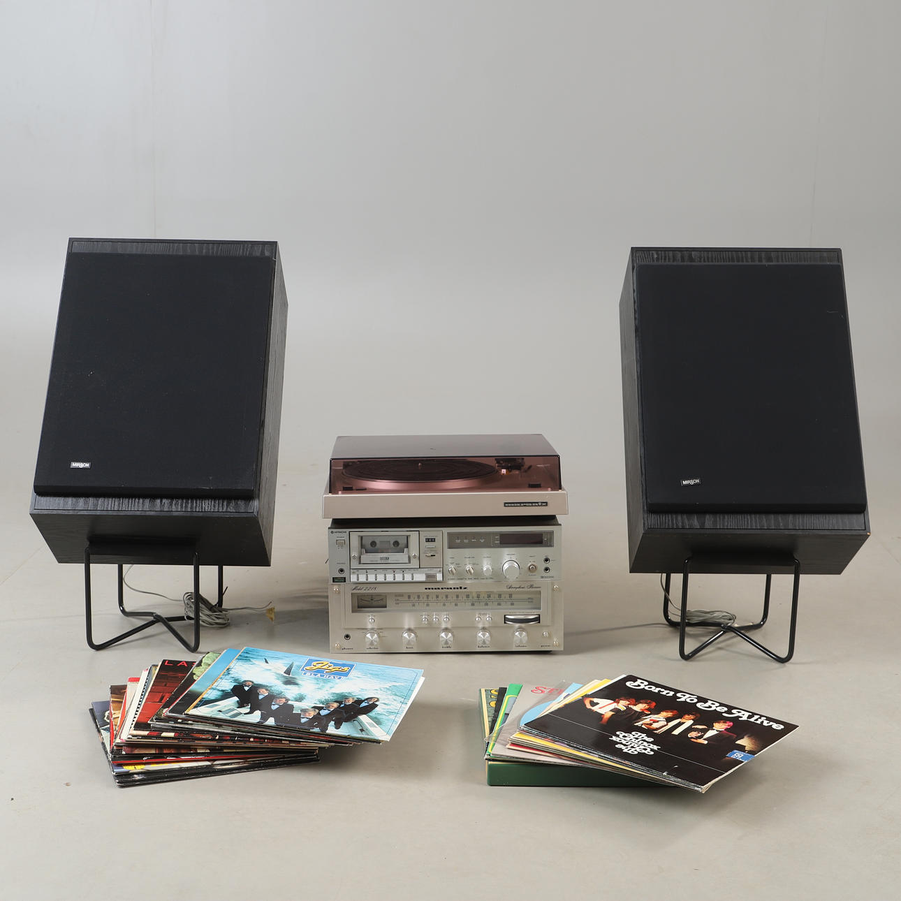 STEREO, 5 pieces, Hitachi, Marantz, Mirsch.