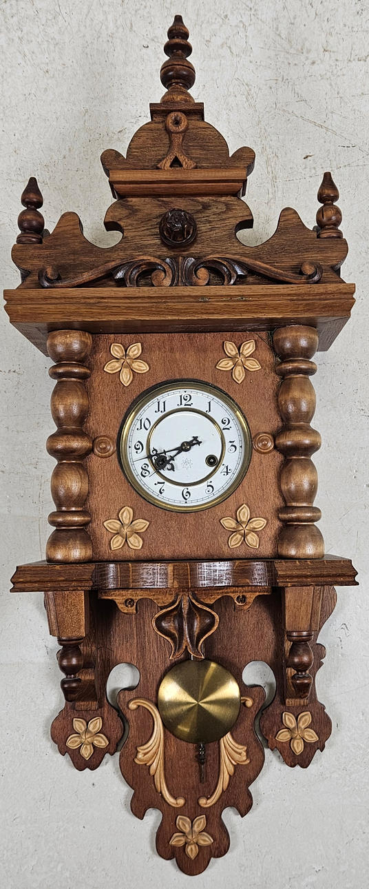 A WALL CLOCK, Junghans, Germany.