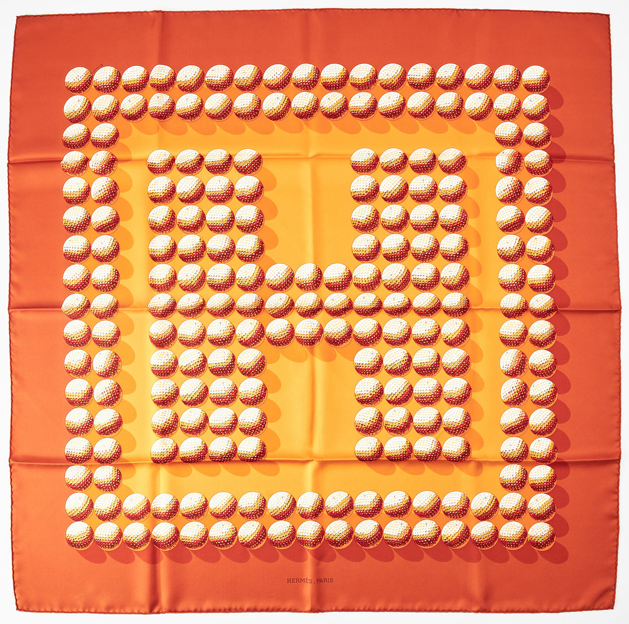 HERMÈS, "Balles de Golf", scarf.