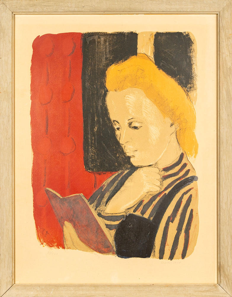 LENNART GRAM. Color lithography.