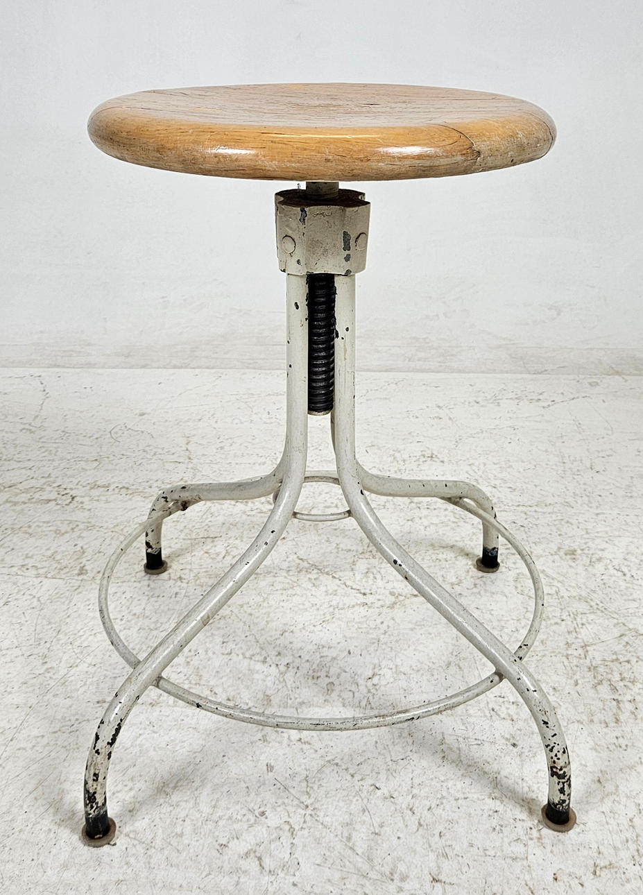 An industrial stool, 20th century.