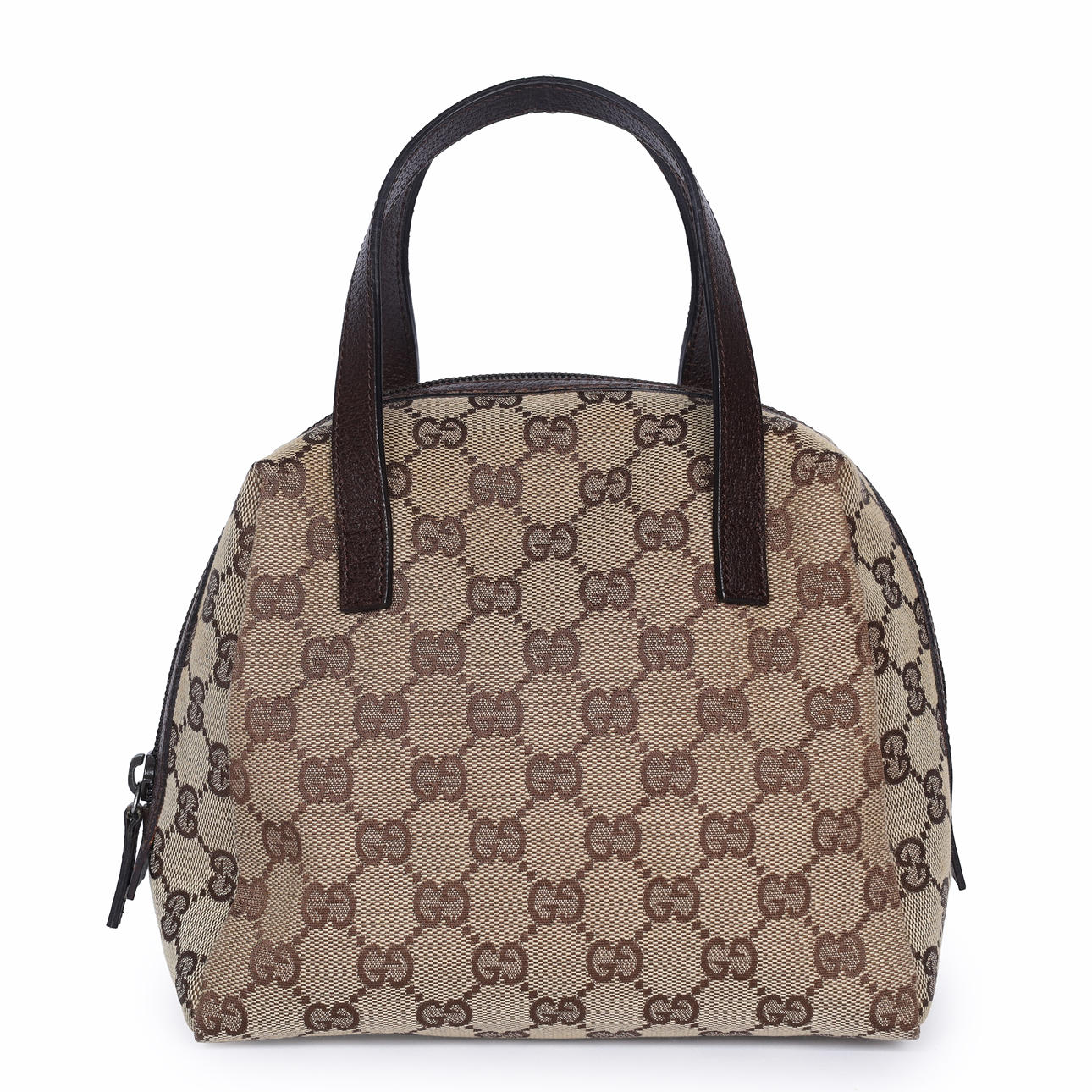 Gucci Mini GG Canvas Balthus Tofu Handbag.