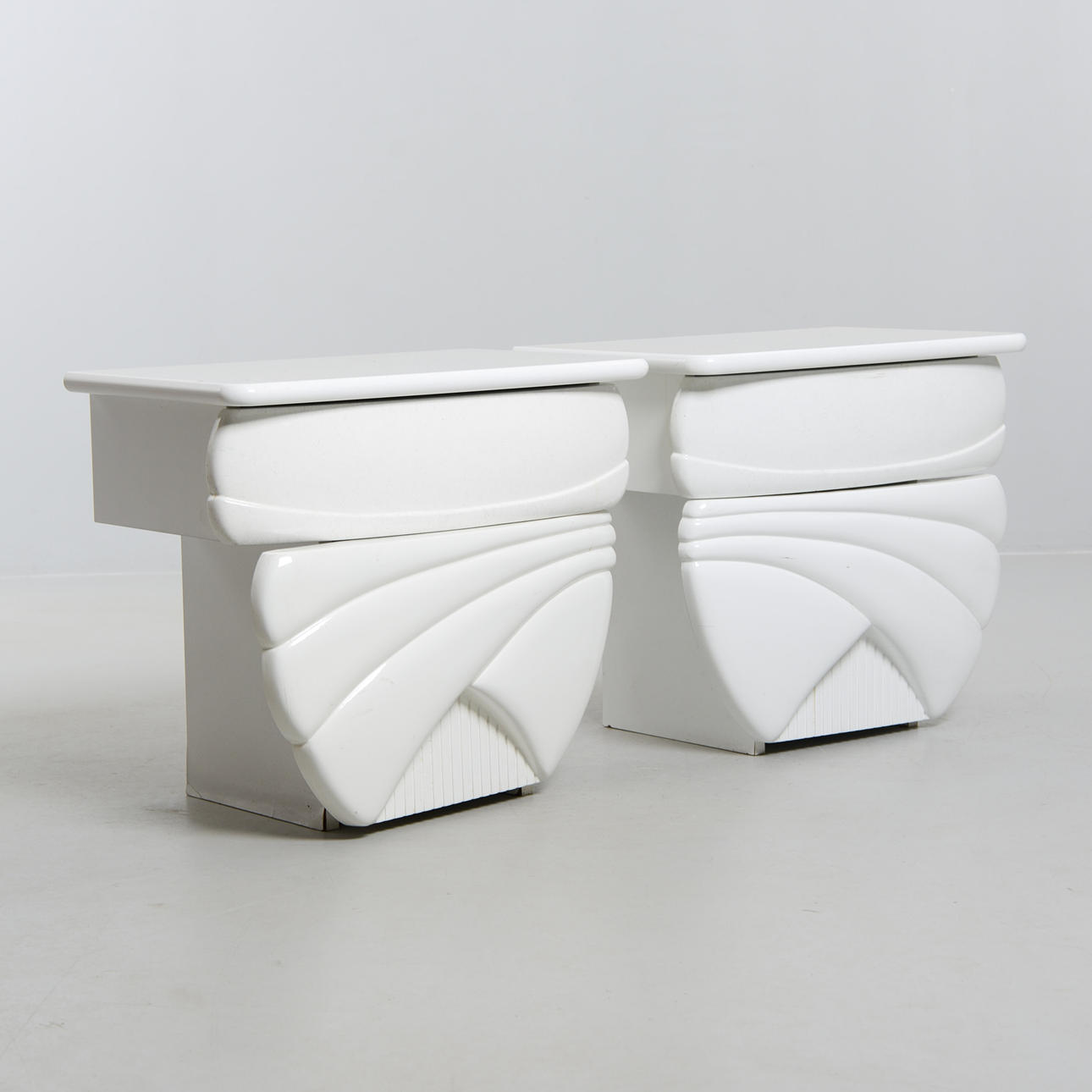 SÄNGBORD, ett par, 1980-tal.