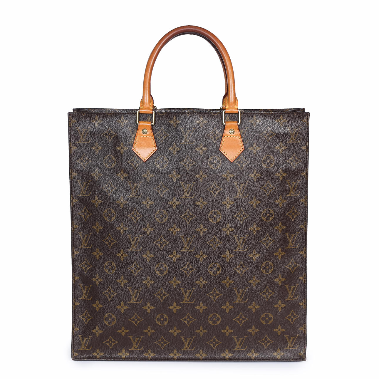 Louis Vuitton Monogram Canvas 'Flat Bag' Handbag.