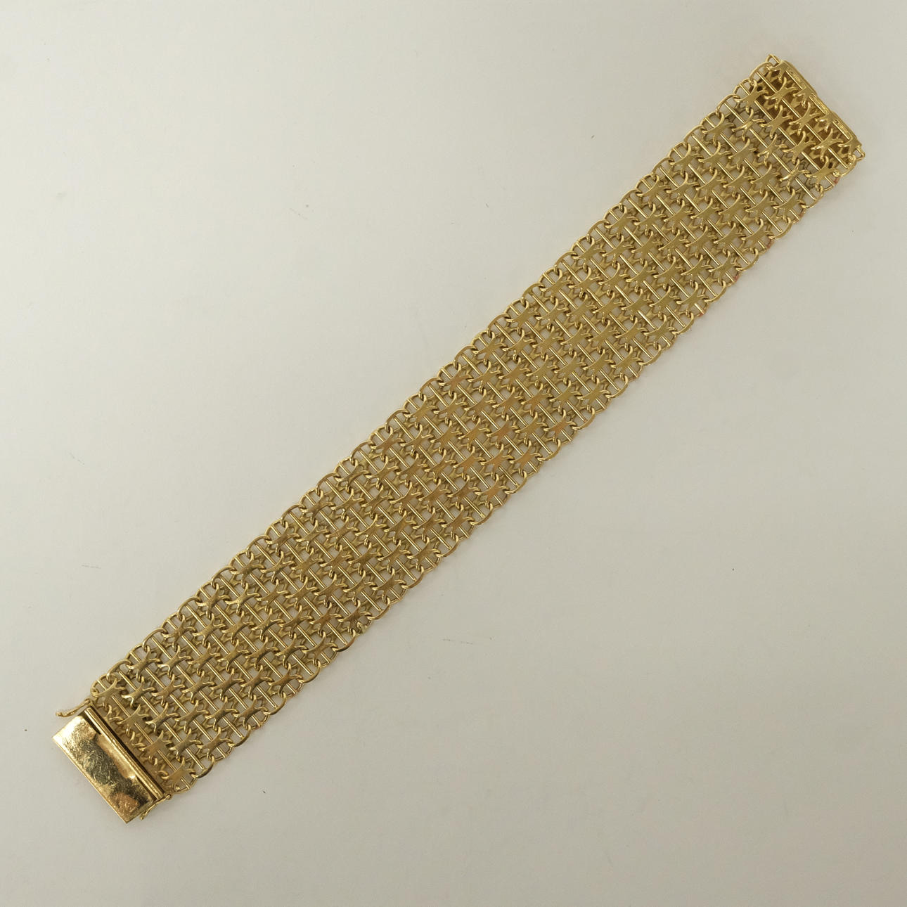 BRACELET, X-LINK, 18K GOLD.