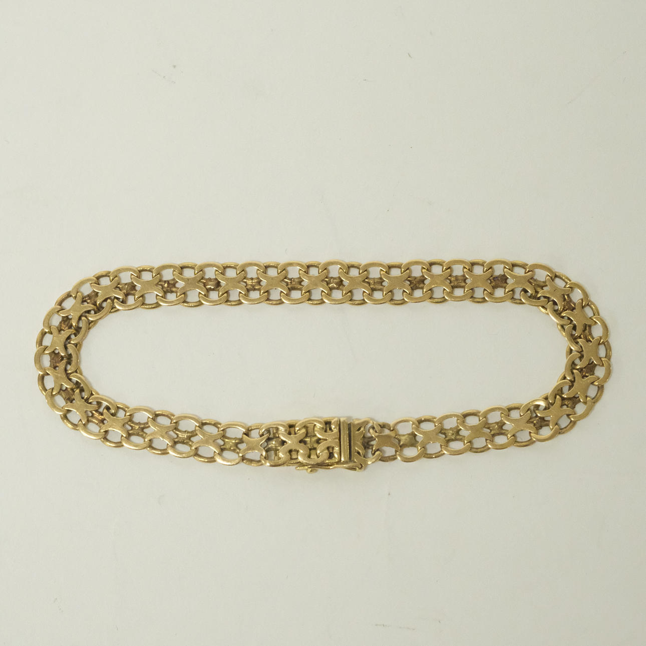 BRACELET, X-LINK, 18K GOLD.