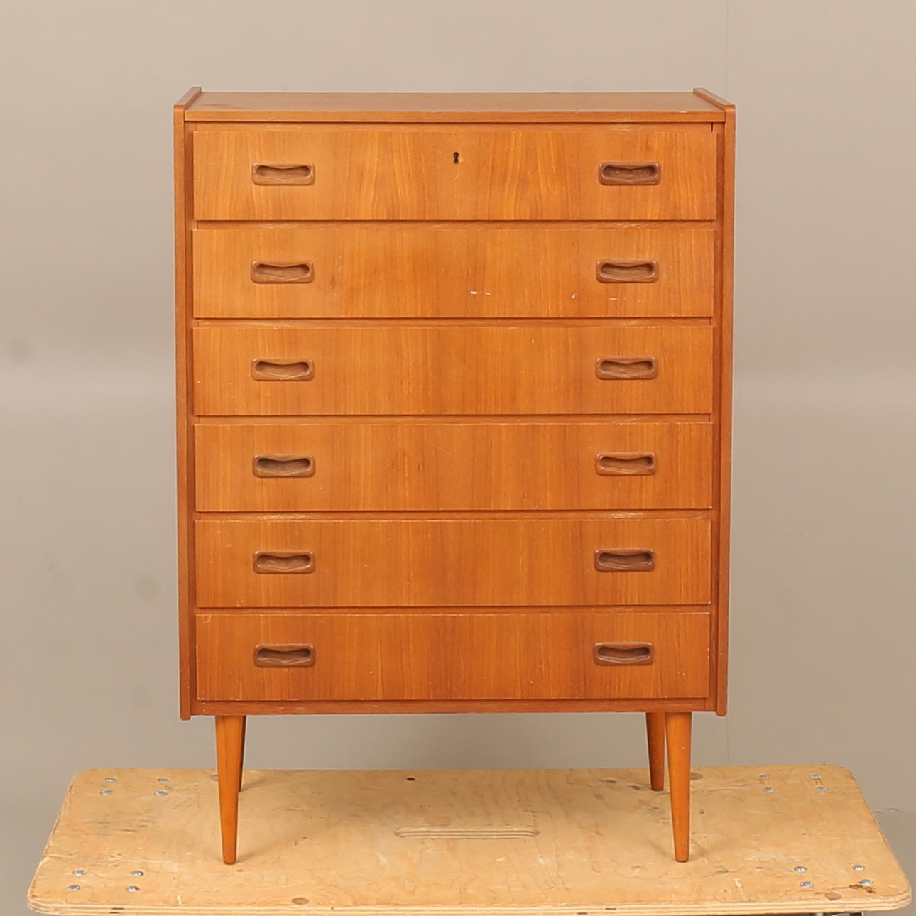 BYRÅ, teak, 1960-tal.