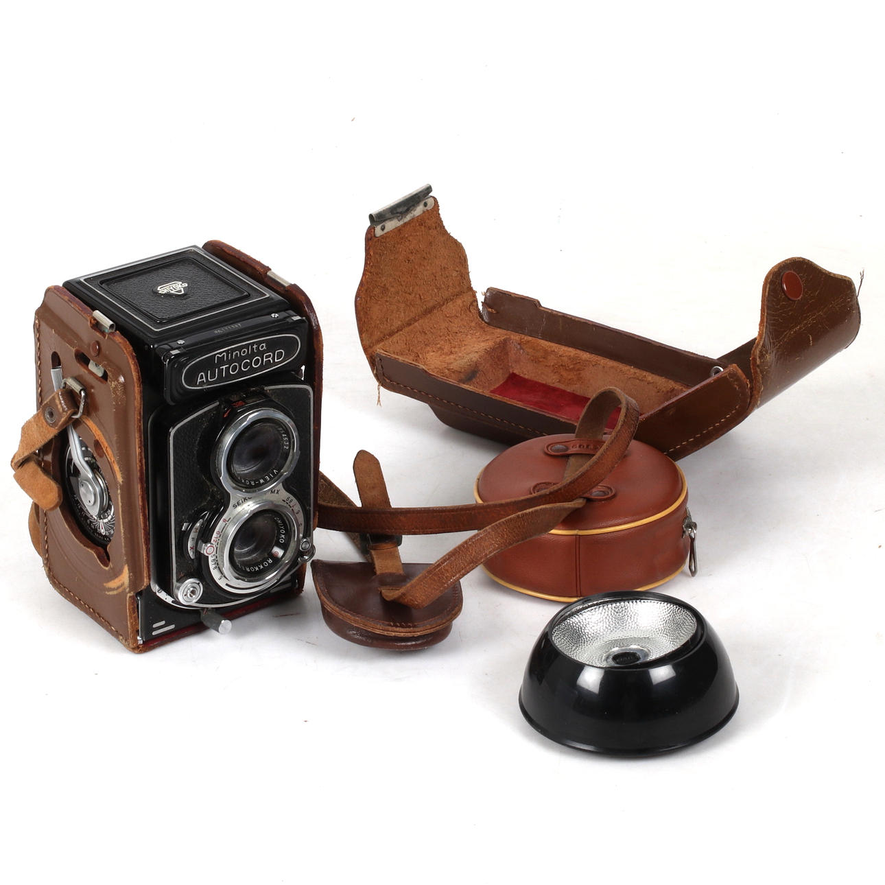 Una cámara Minolta Autocord TLR de los años 50 de Chiyoko