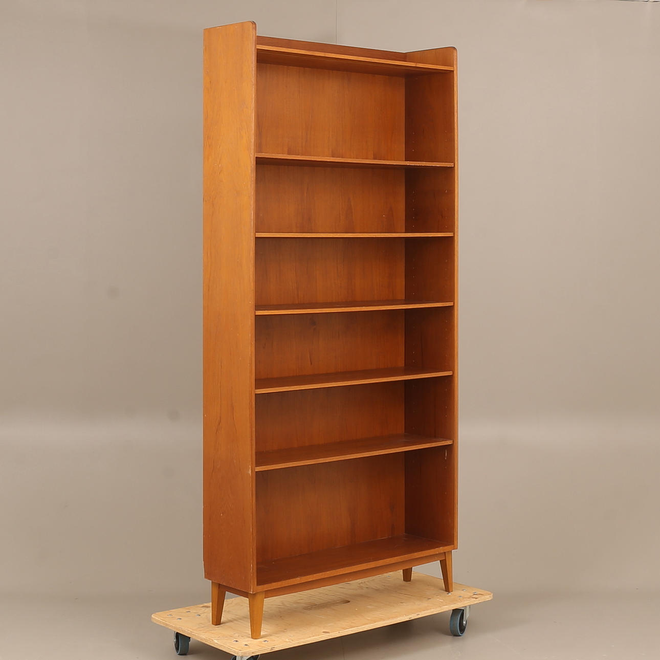 A teak bookcase, 1960s.