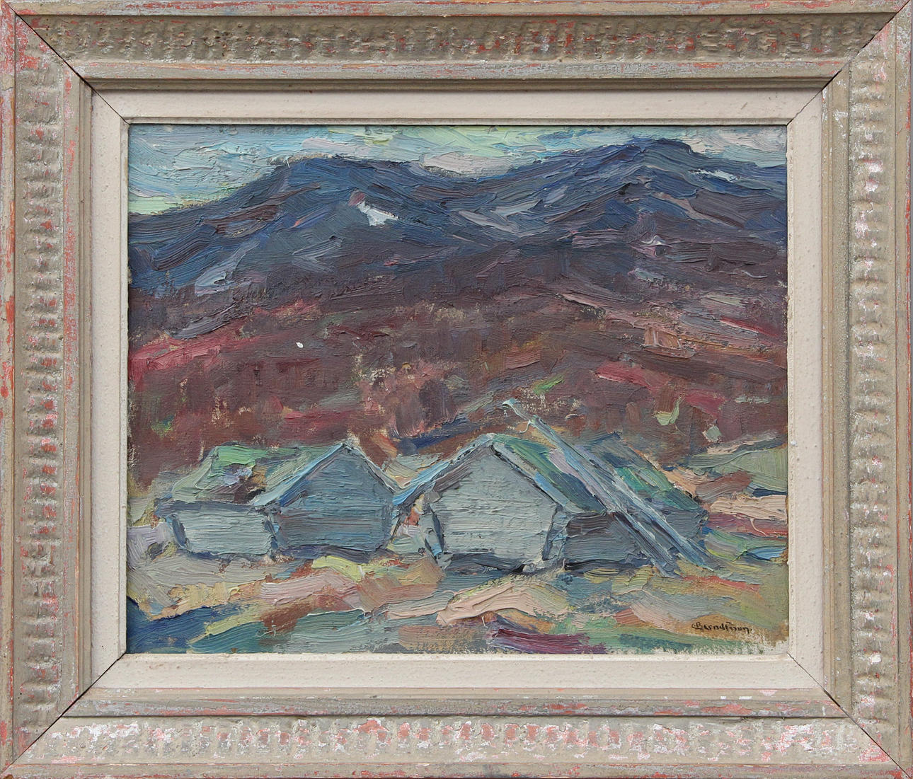 CARL BERNDTSSON. OIL, on canvas, signed.