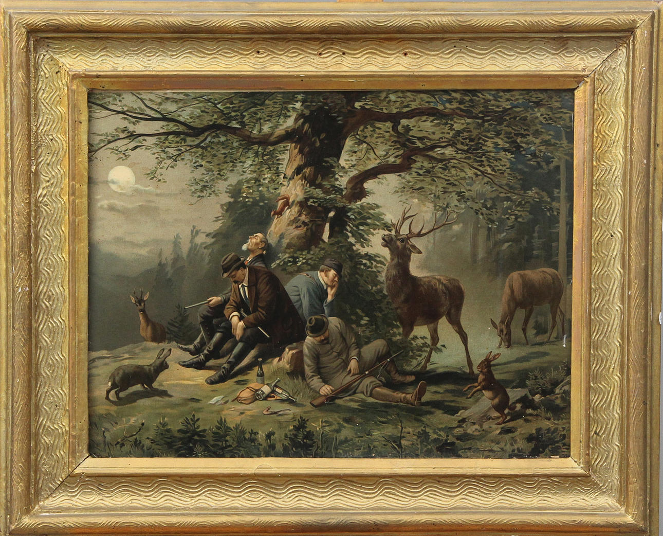 TRYCK, jaktsällskap, sekelskiftet 1900.