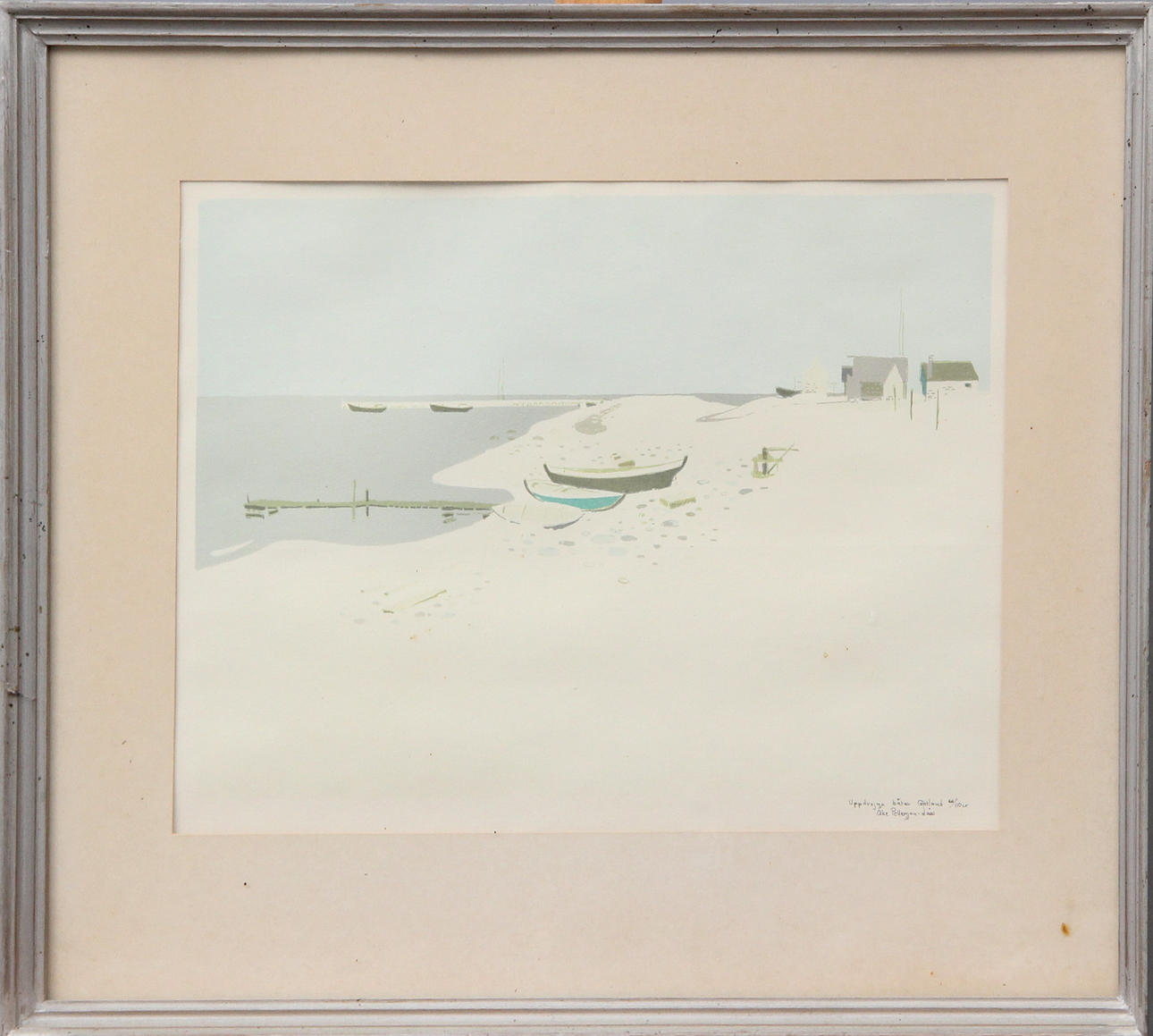 ÅKE PETTERSSON-NÅW. LITO, signed.