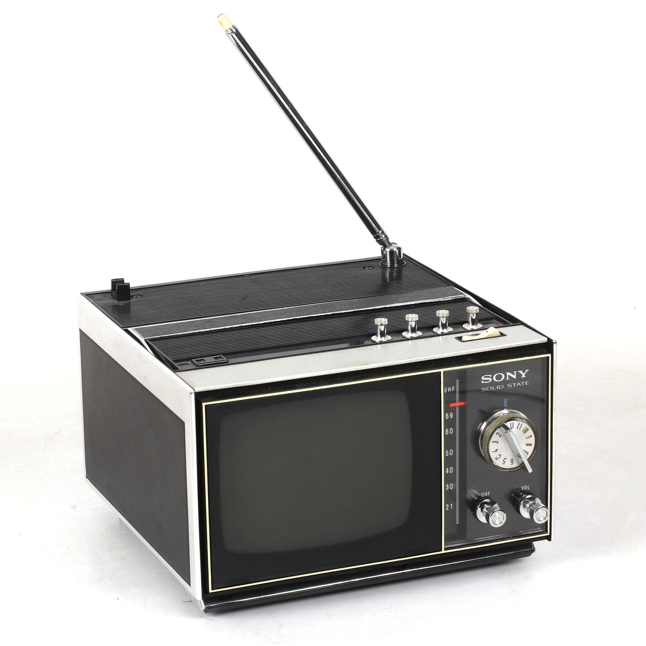 Portable TV, 5" Screen, Solid State, Sony, Japan.