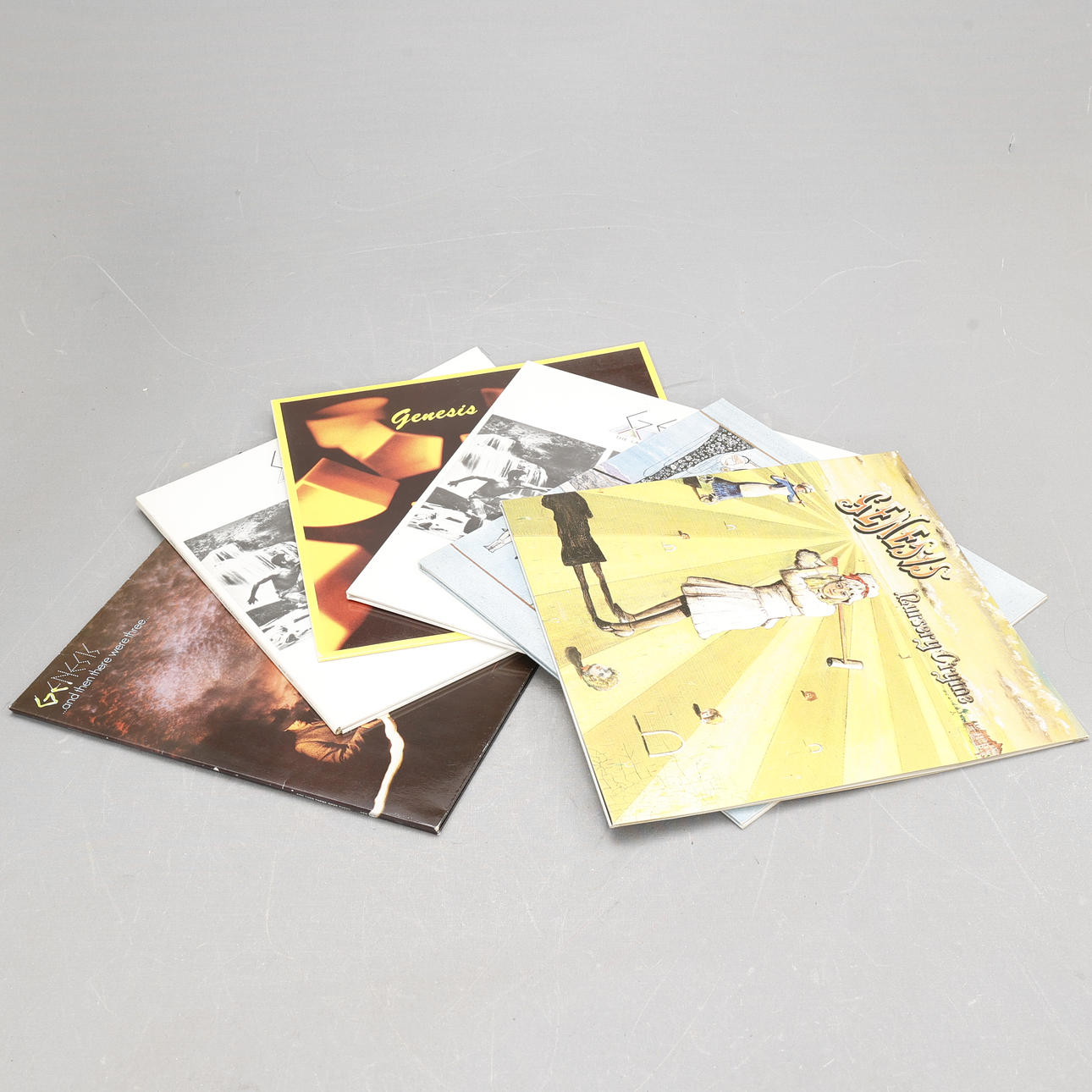 VINYL RECORDS, 6 pieces, Genesis.