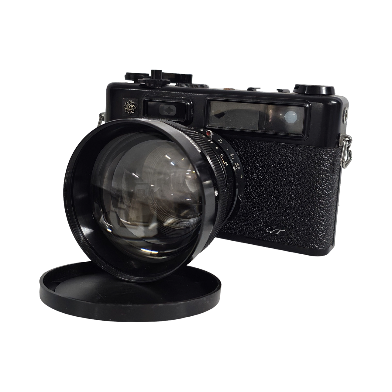 Pentax Electro 35. Yashica camera and lens.