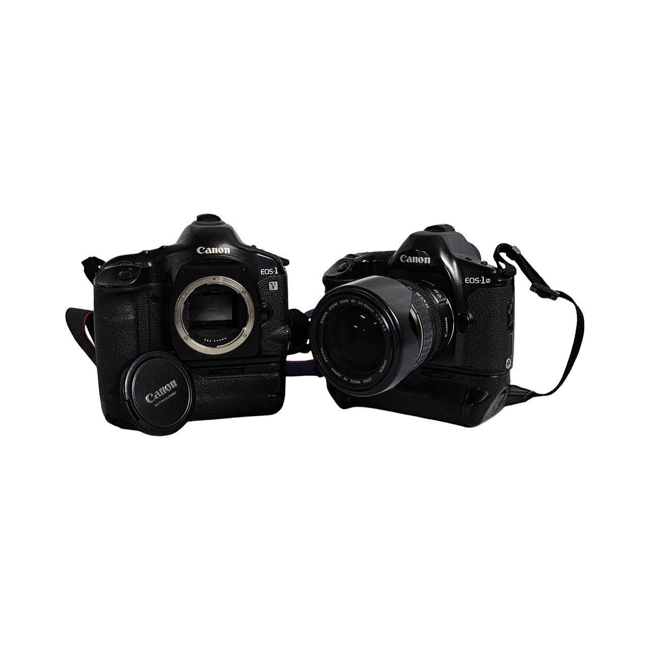 Canon EOS-I. Two cameras.
