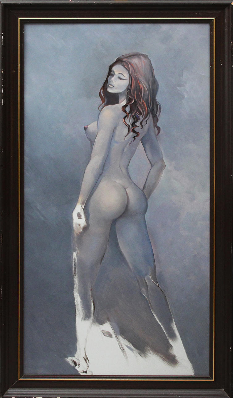 OKÄND KONSTNÄR. OIL, on panel, unsigned.