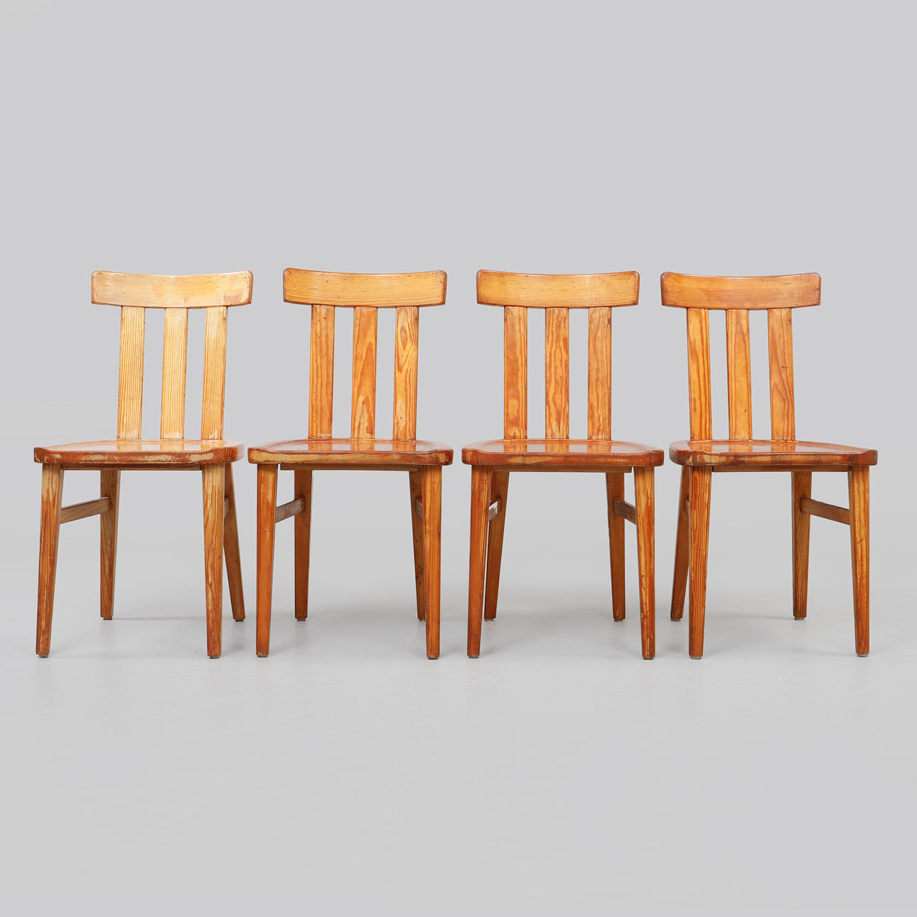 WERNER WEST. Chairs, 4 pieces, “Leo”.
