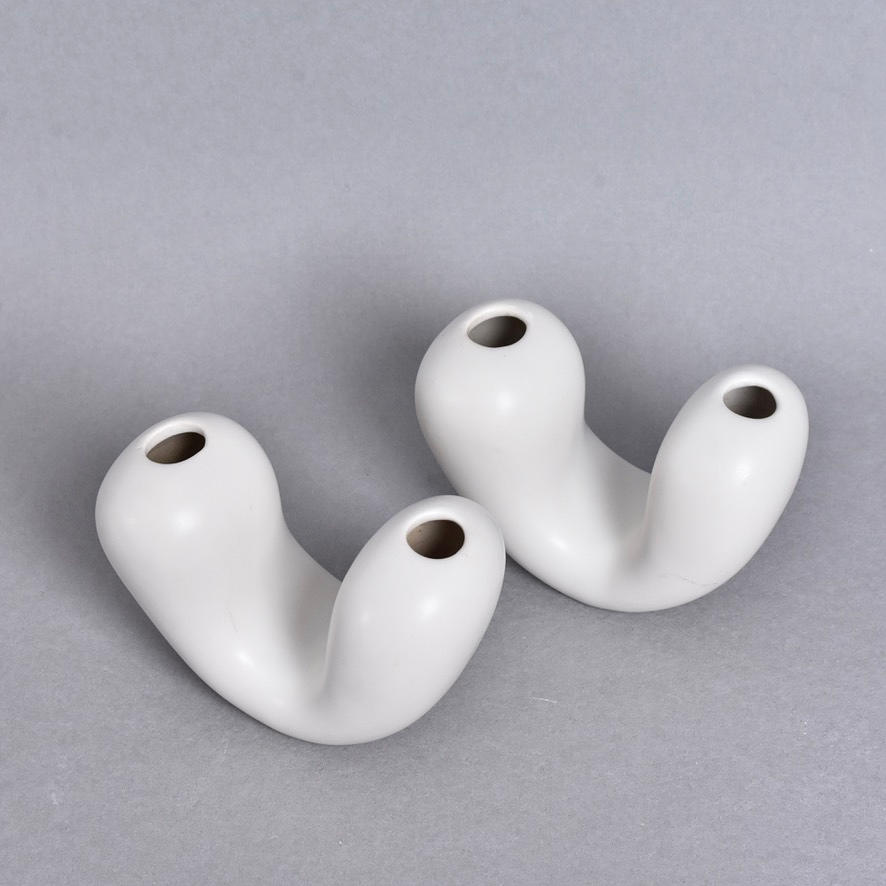 SIRI SEGER. vases, 1 pair, glazed stoneware.