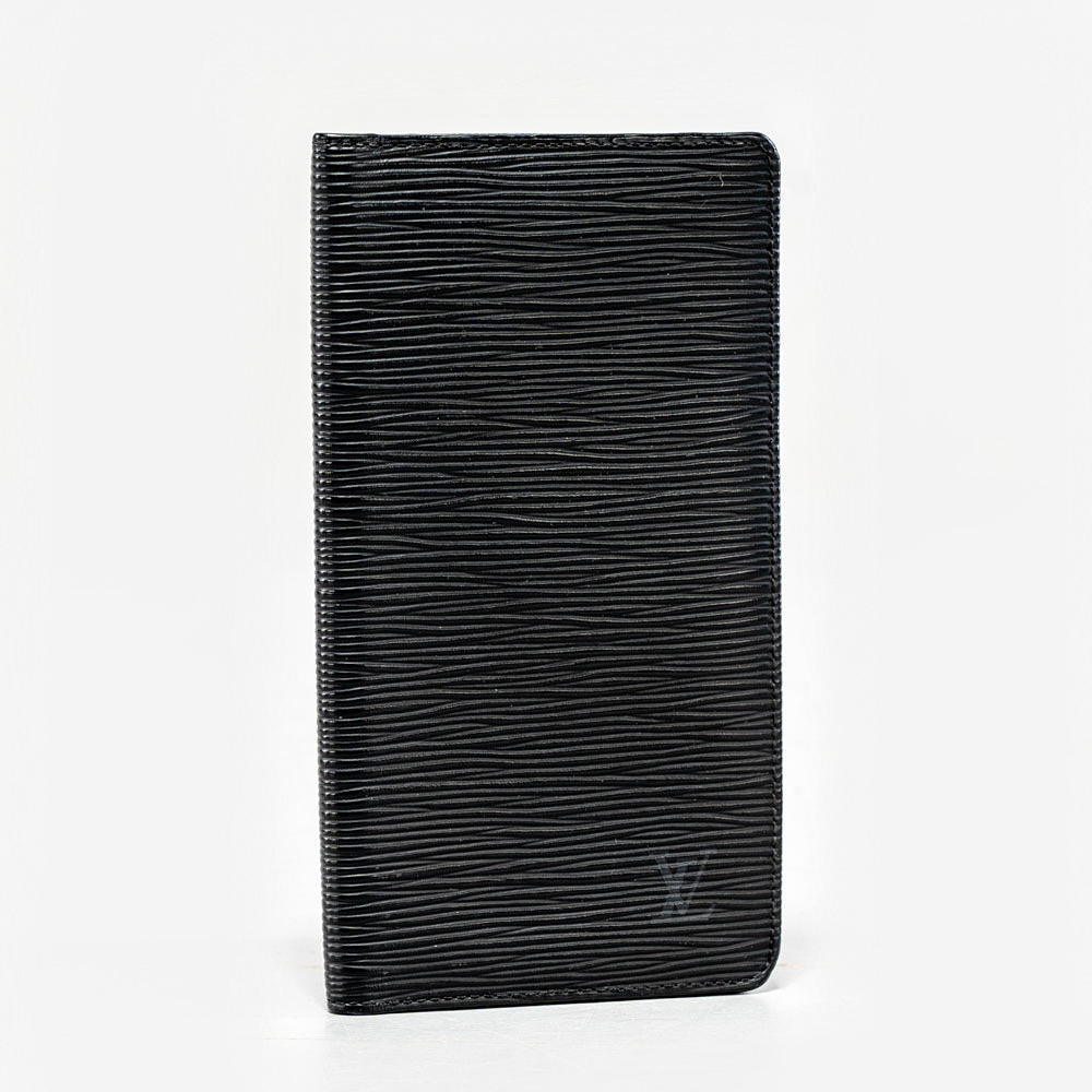 LOUIS VUITTON. Plånbok, "Long wallet EPI Black".
