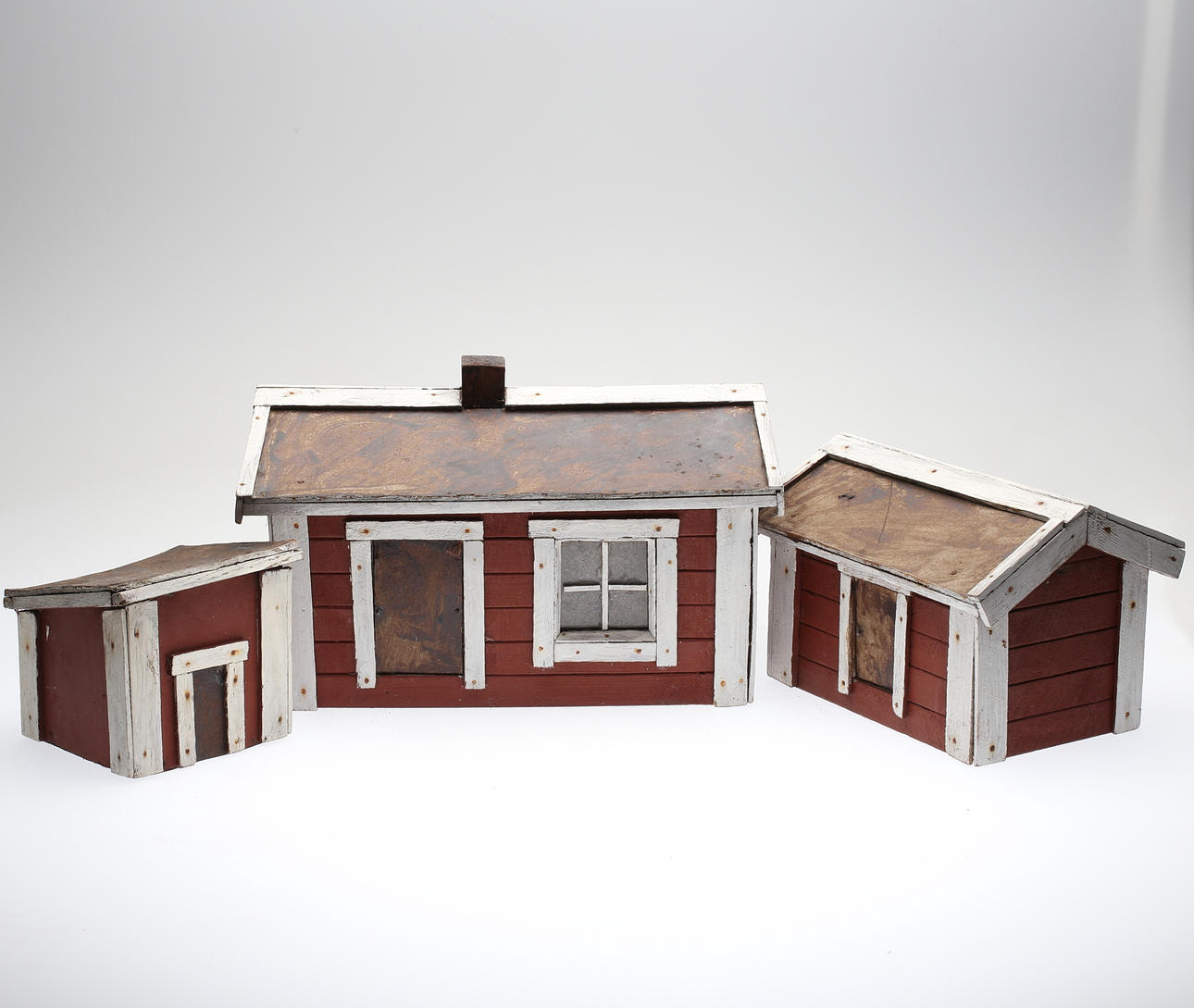 MODELLHUS, 3 st, 1900-tal.