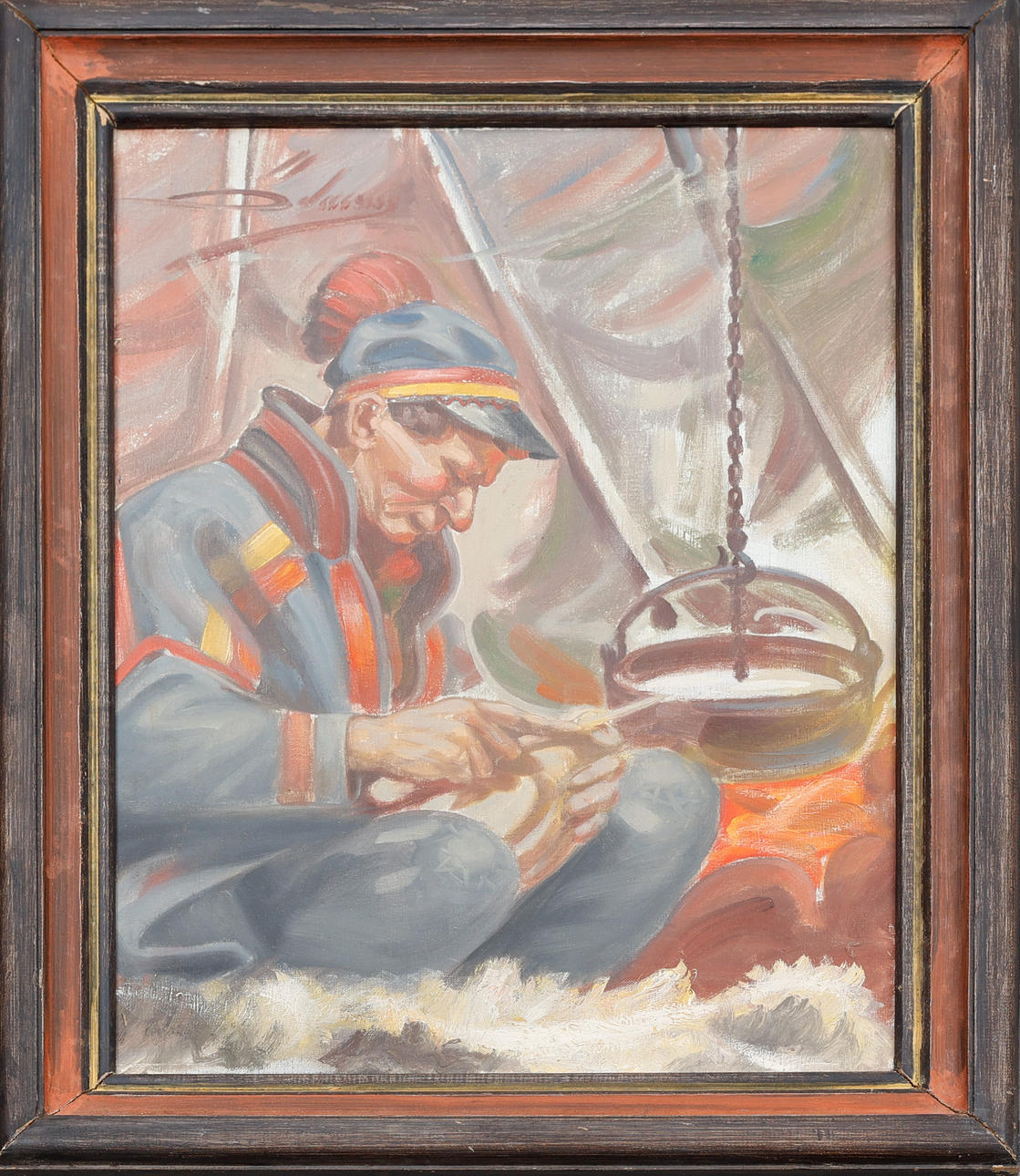 RAGNAR ÖDMAN. Oil on canvas, signed.