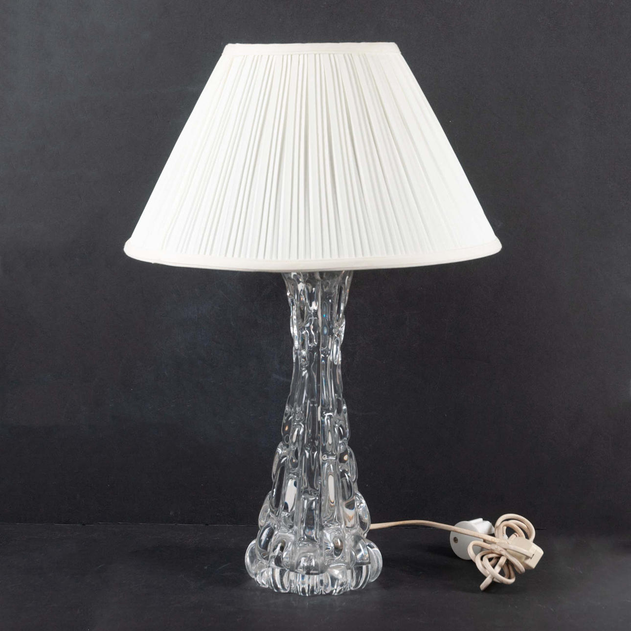 CARL FAGERLUND. Table lamp, glass.