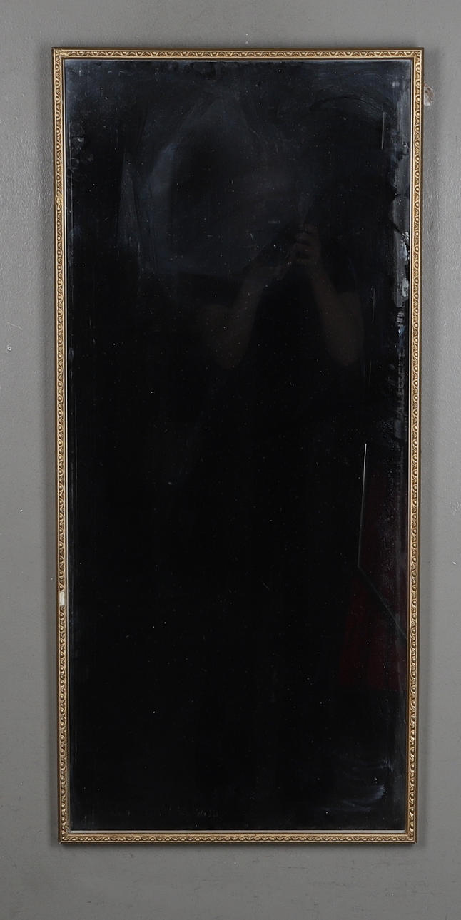 A 20th century wooden frame mirror, second half.