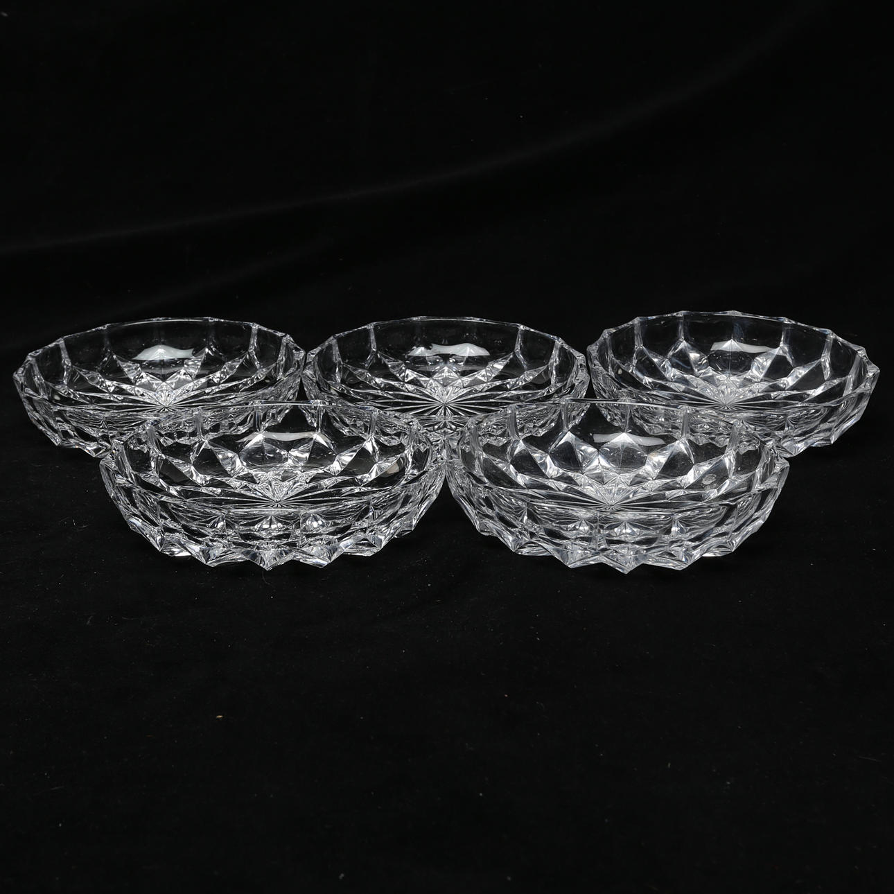 DISHES 5 pcs, glass.