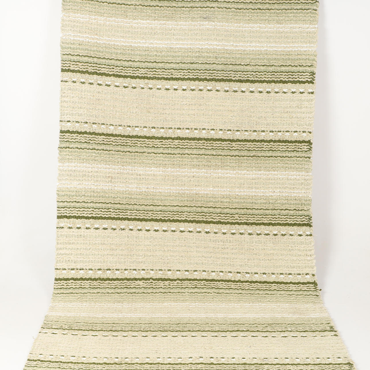 CLOTH CARPET, textile with plastic wrap, 300 x 70 cm.