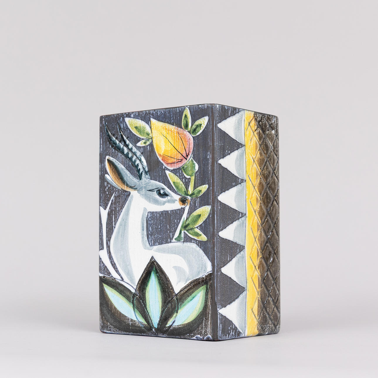 Vase, glazed earthenware, Tilgmans.