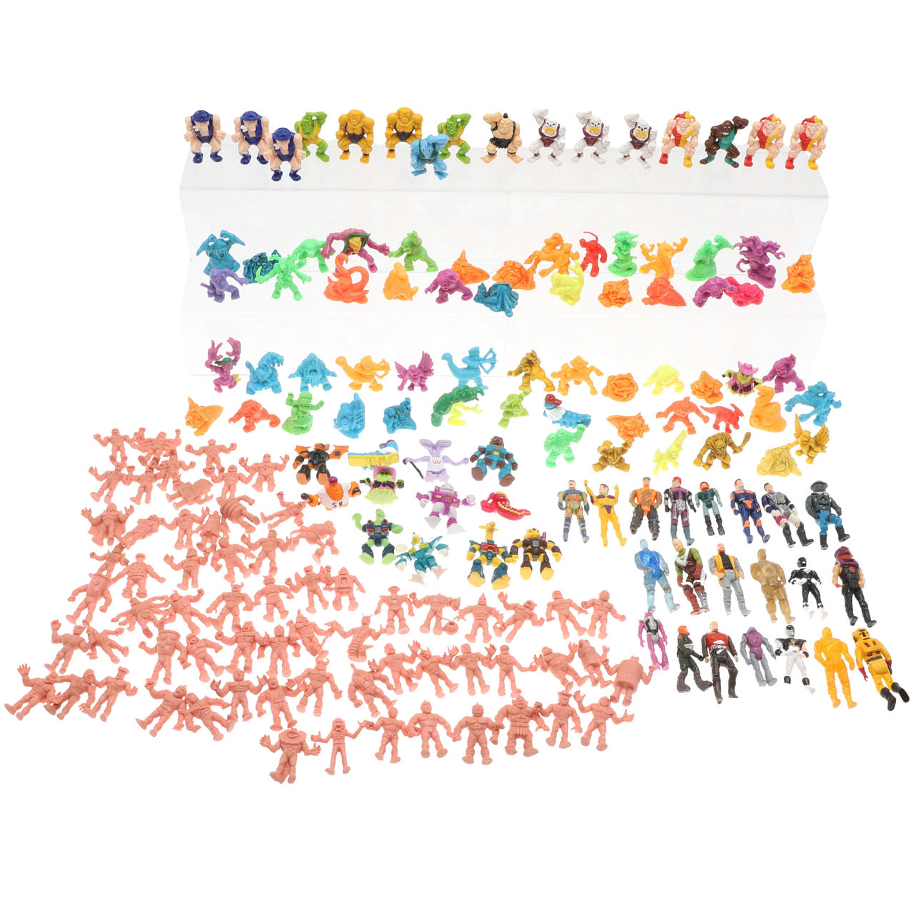 1980'S TOY FIGURES - INCLUDING BOGLINS & MASK.