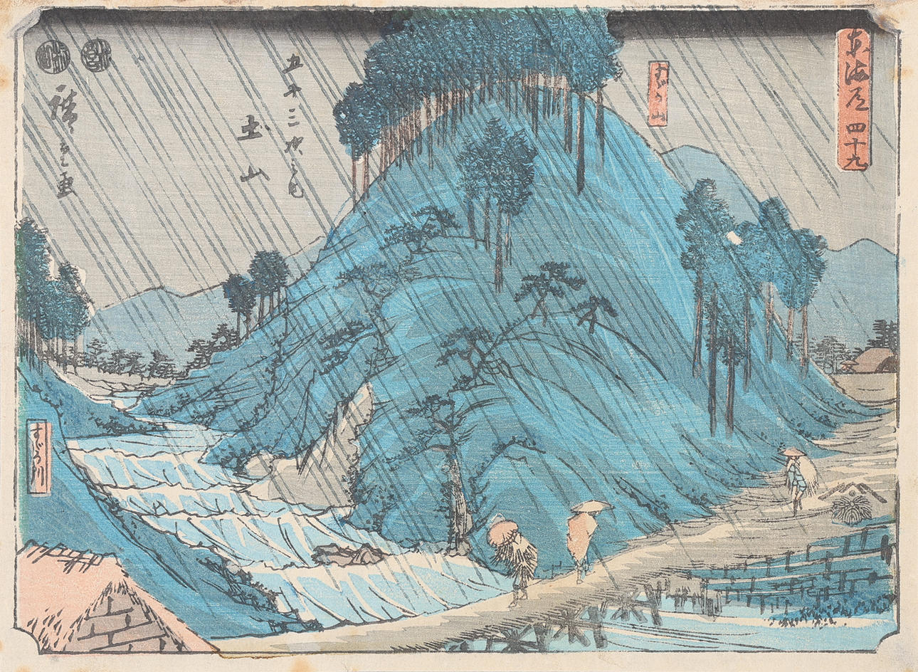 UTAGAWA HIROSHIGE (ANDŌ TOKUTARŌ) 1797-1858. WOODCUT, UKIYO-E