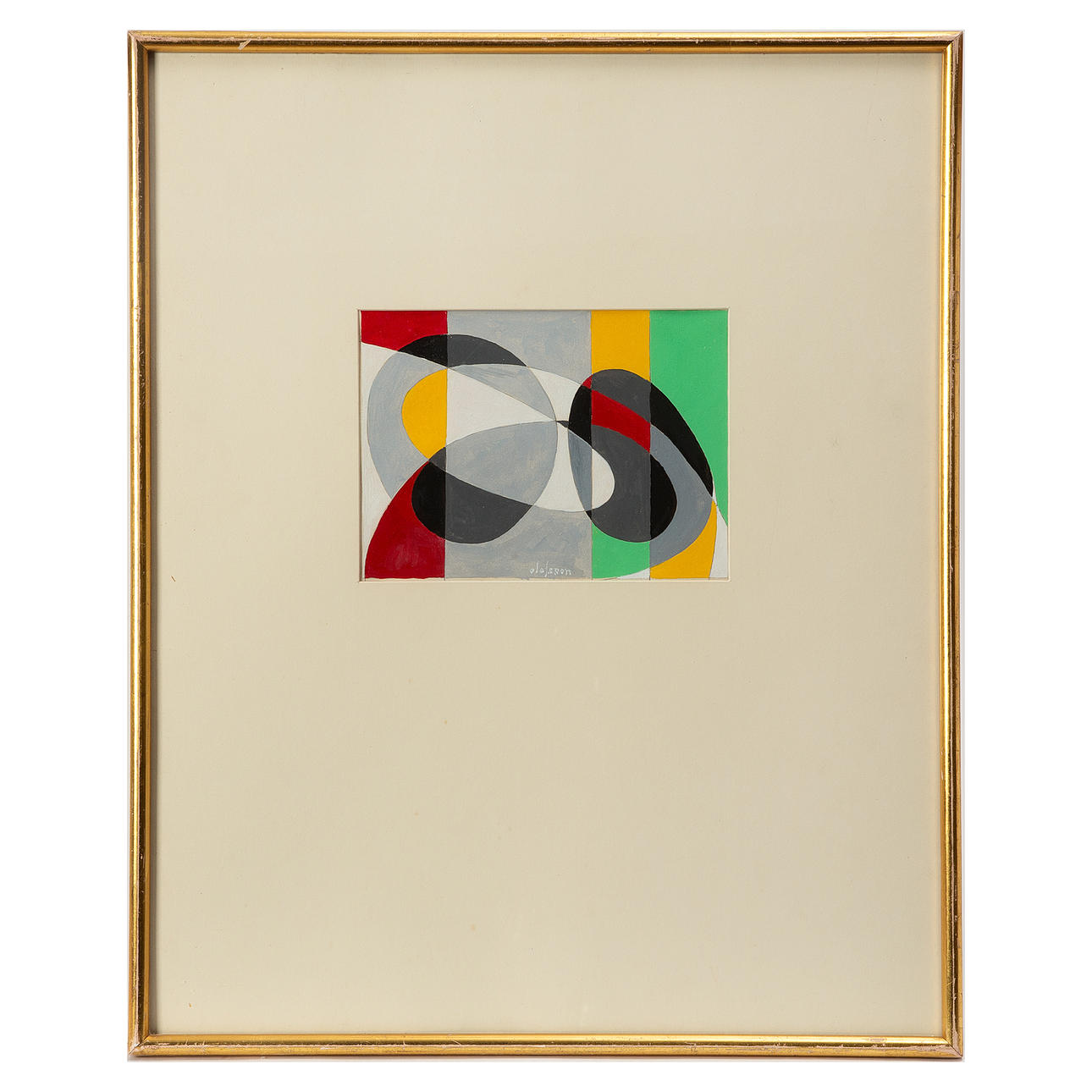 PIERRE OLOFSSON. Geometric composition.