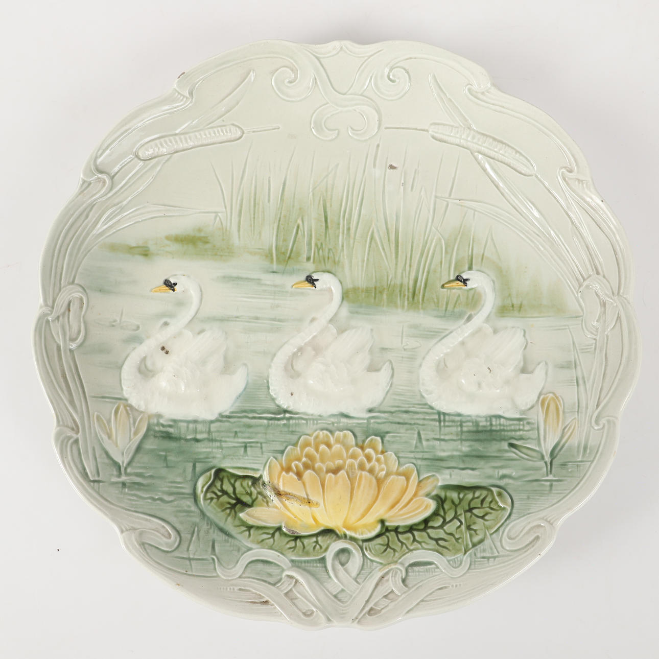 TALLRIK, porslin, jugend.