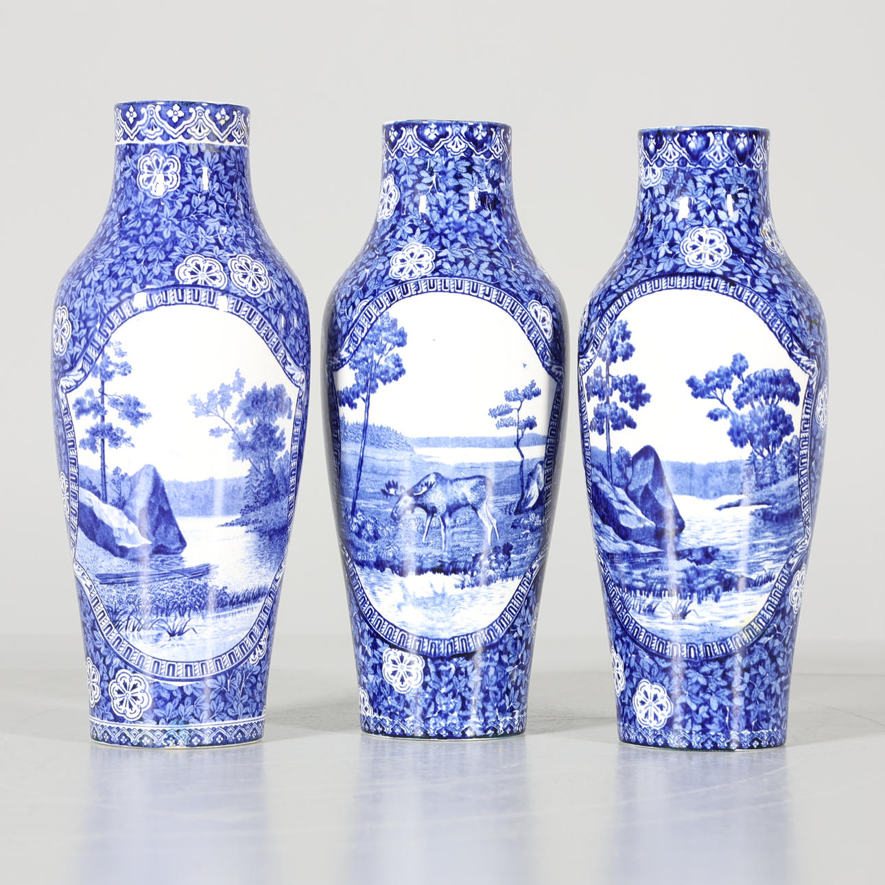 VASER, 3 stycken, keramik, Rörstrand.