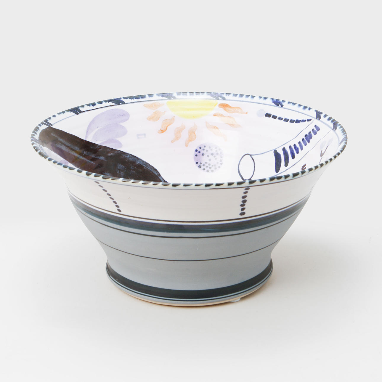 HERMAN FOGELIN. Bowl, ceramic, signed.