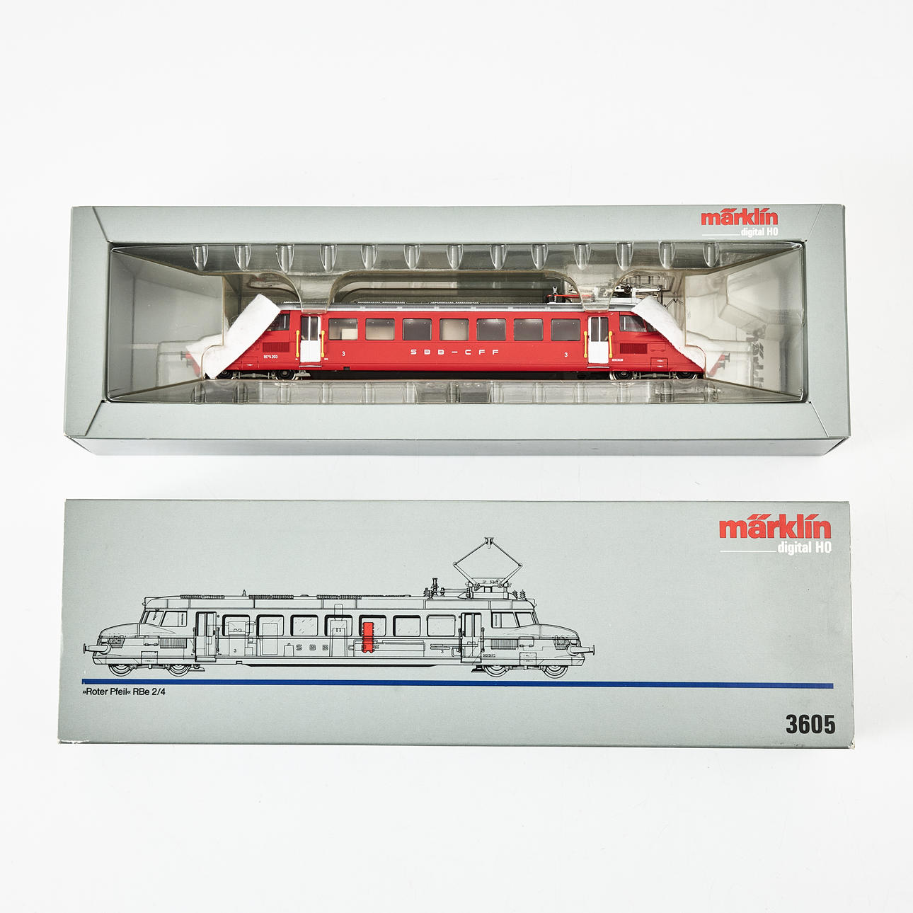MÄRKLIN, 3605, RBe 2/4 SBB “Red Arrow”.